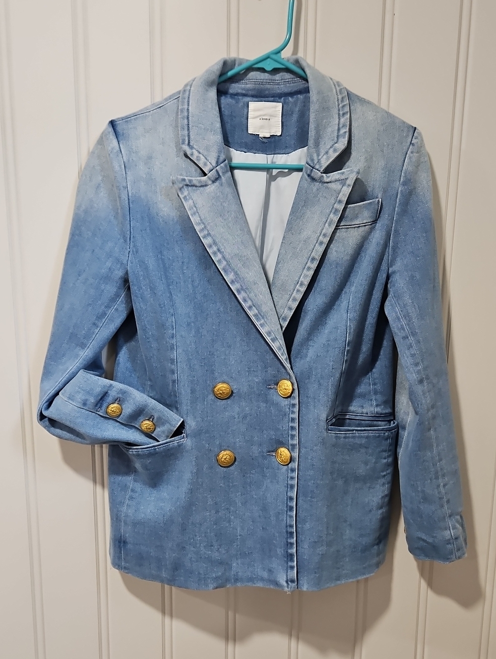 A Loves A Denim Blazer Size XS